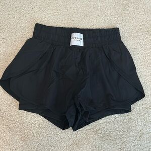 Black Aerie Athletic Shorts